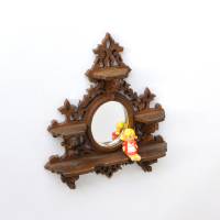 Victoriaans Spiegel muurplankje groot